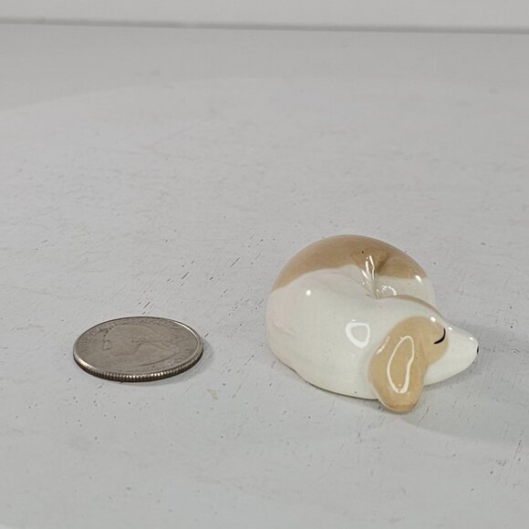 Vintage Szeiler England Puppy Dog Sleeping Miniature Figurine - Picture 7 of 7